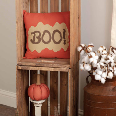 Boo Pillow 12x12 - The Fox Decor